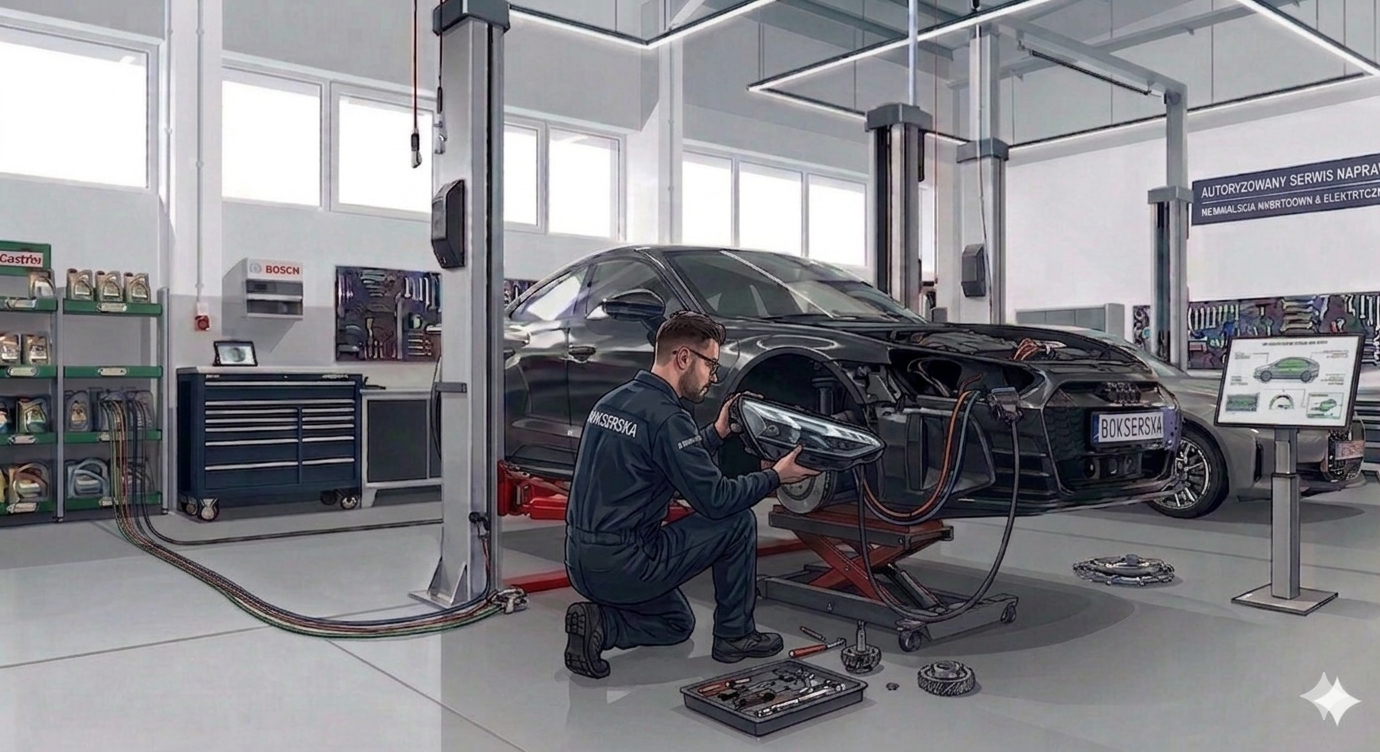 Diagnostyka oświetlenia — Bokserska Auto Serwis