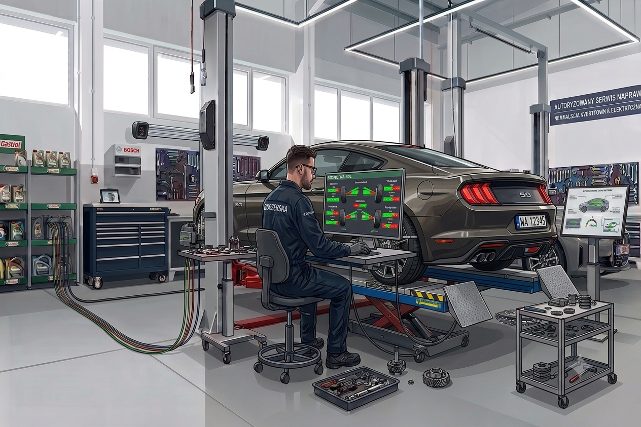 Geometria kół GeoTest 60 — Bokserska Auto Serwis